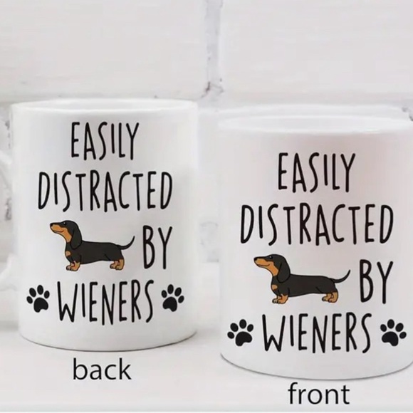 Wiener Dog Funny Coffee Mug Dachshund Doxie 11oz Cup Gift NWT - Picture 3 of 10